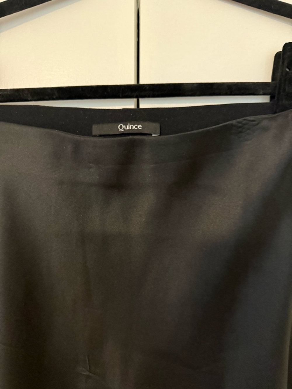 Quince washable 100% silk mini skirt - Picture 2 of 6